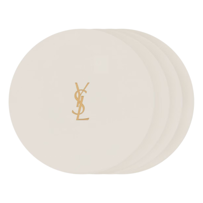 Подставки под стаканы Saint Laurent CASSANDRE IN LACQUERED WOOD White купить в интернет-магазине Kicksmania