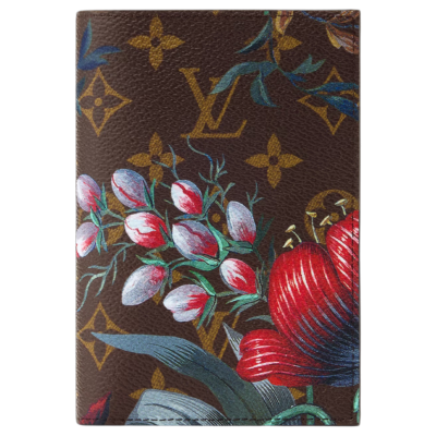 Обложка для паспорта Louis Vuitton Flowers купить в интернет-магазине Kicksmania