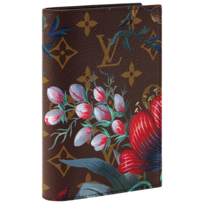 Обложка для паспорта Louis Vuitton Flowers купить в интернет-магазине Kicksmania