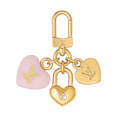 Брелок для ключей Louis Vuitton Micro Charms LV Heart купить в интернет-магазине Kicksmania