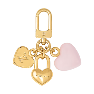 Брелок для ключей Louis Vuitton Micro Charms LV Heart купить в интернет-магазине Kicksmania