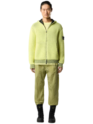 Свитер на молнии Stone Island UV-REACTIVE CHAIN STITCH Lemon купить в интернет-магазине Kicksmania