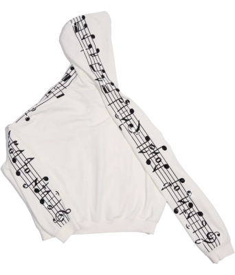 Толстовка Birth Of Royal Child Crystal Notes Raglan White купить в интернет-магазине Kicksmania