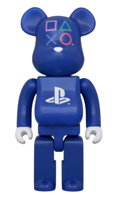 Bearbrick Playstation 1st Generation Blue 400% купить в интернет-магазине Kicksmania