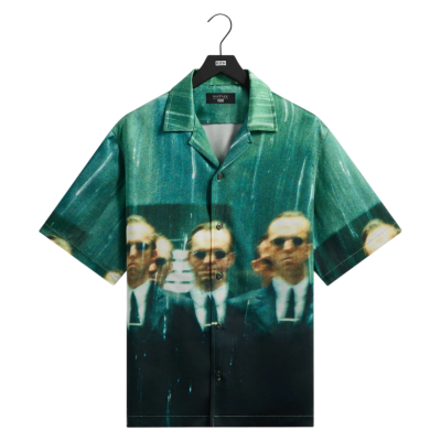 Рубашка Kith for The Matrix All-Over Printed Thompson Camp Collar купить в интернет-магазине Kicksmania