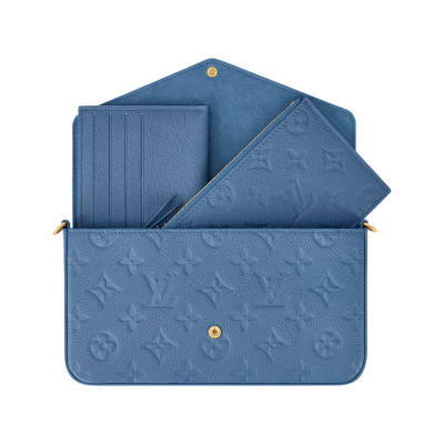 Сумка LOUIS VUITTON FELICIE Blue купить в интернет-магазине Kicksmania