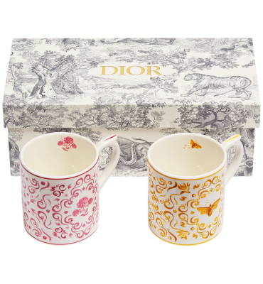 Набор из двух Кружек Dior Bee and Rose купить в интернет-магазине Kicksmania