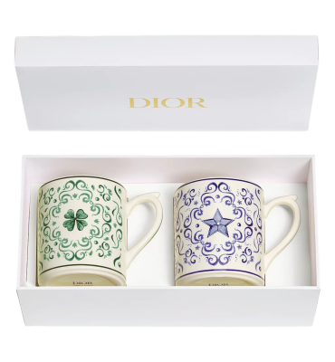 Набор из двух Кружек Dior Clover and Star купить в интернет-магазине Kicksmania