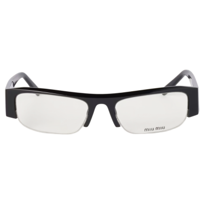 Очки Miu Miu Vedette Blu-ray Transparent Lenses Black купить в интернет-магазине Kicksmania