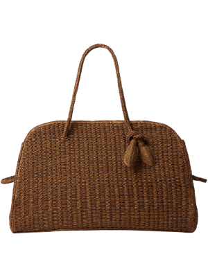 Сумка Jacquemus The Great Raffia Turismo Camel купить в интернет-магазине Kicksmania