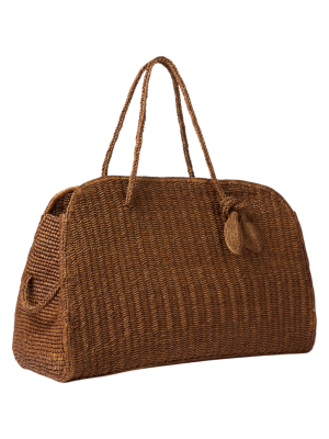 Сумка Jacquemus The Great Raffia Turismo Camel купить в интернет-магазине Kicksmania