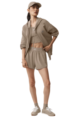 Толстовка Alo Yoga Accolade Full Zip Gravel купить в интернет-магазине Kicksmania