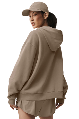 Толстовка Alo Yoga Accolade Full Zip Gravel купить в интернет-магазине Kicksmania