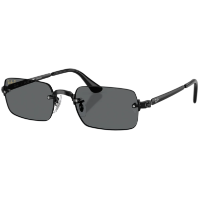 Очки Ray Ban x A$AP ROCKY Rimless Sunglasses BLACK / GREY купить в интернет-магазине Kicksmania