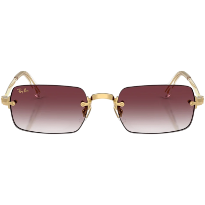 Очки Ray Ban x A$AP ROCKY Rimless Sunglasses GOLD / PURPLE купить в интернет-магазине Kicksmania