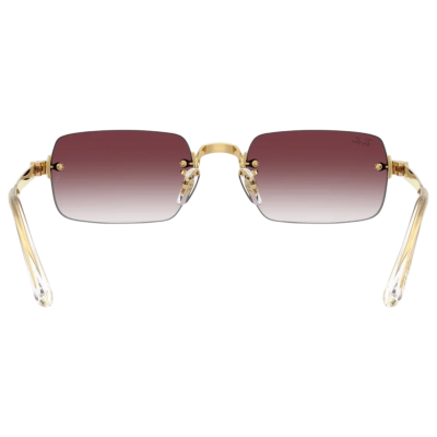 Очки Ray Ban x A$AP ROCKY Rimless Sunglasses GOLD / PURPLE купить в интернет-магазине Kicksmania