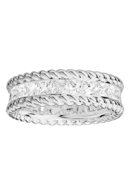 Кольцо APM Monaco Torsade Pavé купить в интернет-магазине Kicksmania