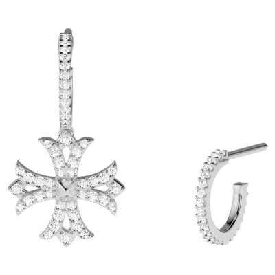 Серьги APM Monaco Cross Asymmetric Hoop купить в интернет-магазине Kicksmania