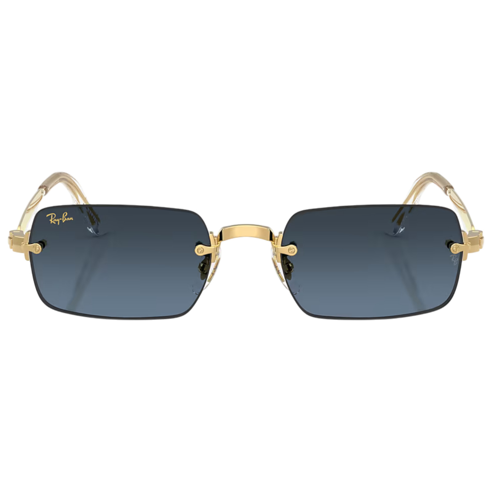Очки Ray Ban x ASAP ROCKY Rimless GOLD BLUE купить с доставкой по всей ...