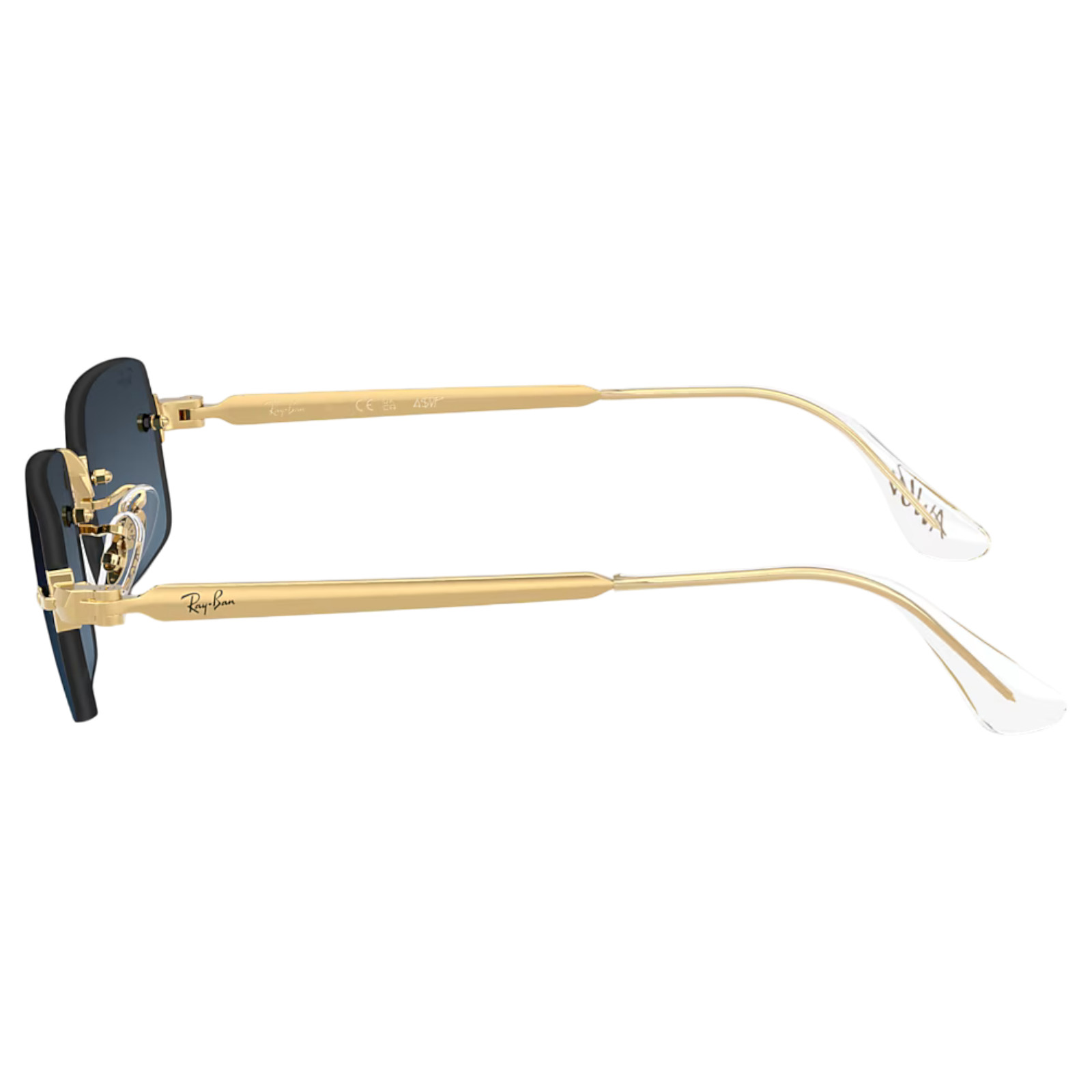 Очки Ray Ban x ASAP ROCKY Rimless GOLD BLUE купить с доставкой по всей ...