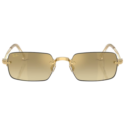 Очки Ray Ban x A$AP ROCKY Rimless Sunglasses GOLD купить в интернет-магазине Kicksmania