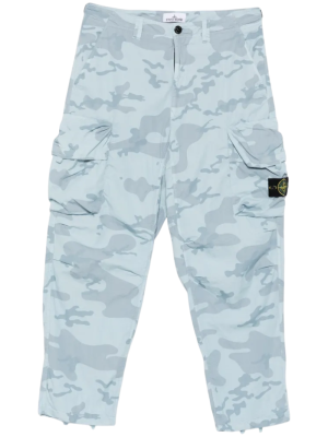Брюки Stone Island Light Blue Camo купить в интернет-магазине Kicksmania