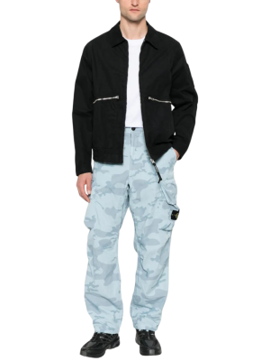 Брюки Stone Island Light Blue Camo купить в интернет-магазине Kicksmania