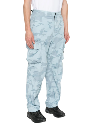 Брюки Stone Island Light Blue Camo купить в интернет-магазине Kicksmania