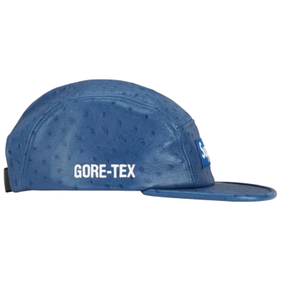 Кепка Supreme Ostrich Embossed Leather Gore-tex Navy купить в интернет-магазине Kicksmania