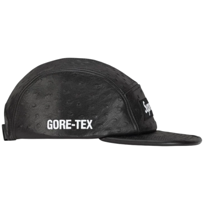 Кепка Supreme Ostrich Embossed Leather Gore-tex Black купить в интернет-магазине Kicksmania