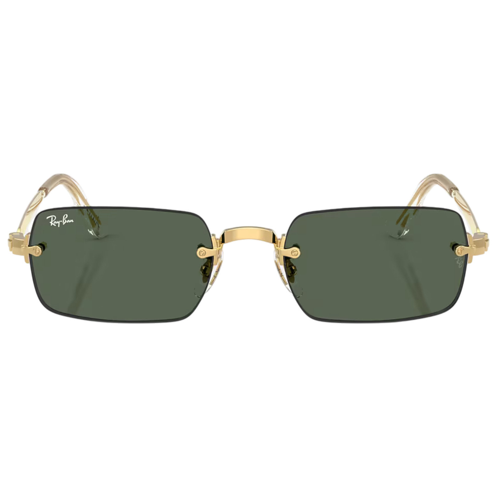Очки Ray Ban x ASAP ROCKY Rimless GOLD GREEN купить с доставкой по всей ...
