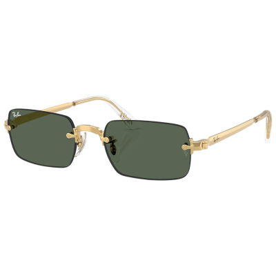 Очки Ray Ban x ASAP ROCKY Rimless GOLD GREEN купить в интернет-магазине Kicksmania
