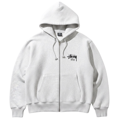 Толстовка Stussy Paris Zip Grey купить в интернет-магазине Kicksmania