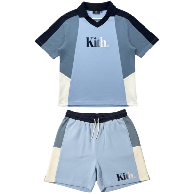 Детский компект Футболка и Шорты Kith ColorBlock Trevor купить в интернет-магазине Kicksmania
