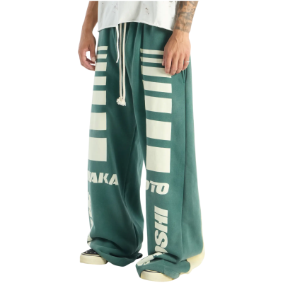 Брюки SATOSHI NAKAMOTO Moto Green купить в интернет-магазине Kicksmania