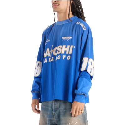 Джерси SATOSHI NAKAMOTO Mesh Moto Blue купить в интернет-магазине Kicksmania