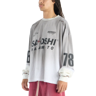 Джерси SATOSHI NAKAMOTO Mesh Moto White купить в интернет-магазине Kicksmania