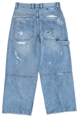Джинсы Jaded London Blue Vintage Distressed Carpenter купить в интернет-магазине Kicksmania