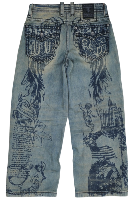Джинсы Jaded London Rock Revival Inked купить в интернет-магазине Kicksmania