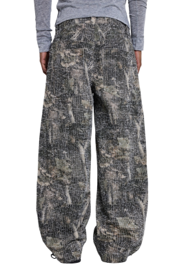 Джинсы Jaded London Needle Punch Woodland Camo Colossus купить в интернет-магазине Kicksmania