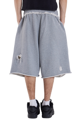 Шорты Jaded London Distressed Monster Grey купить в интернет-магазине Kicksmania
