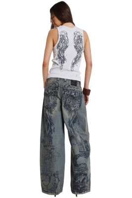 Джинсы Jaded London Rock Revival Inked Women купить в интернет-магазине Kicksmania