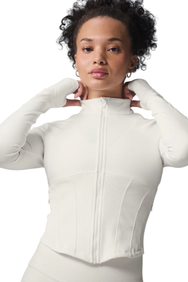 Куртка ALO Airbrush Corset Full Zip Ivory купить в интернет-магазине Kicksmania