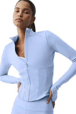 Куртка ALO Airbrush Corset Full Zip Light Provence Blue купить в интернет-магазине Kicksmania
