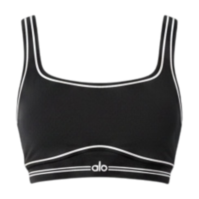 Топ ALO Yoga Airbrush Black White купить в интернет-магазине Kicksmania