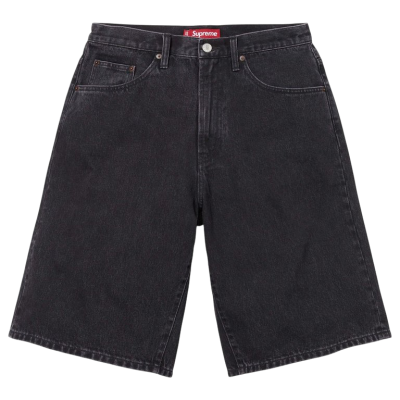 Шорты Supreme Baggy Denim Black купить в интернет-магазине Kicksmania