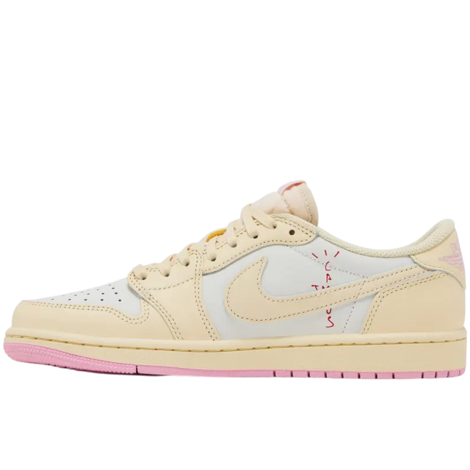 Travis Scott x Air Jordan 1 Retro Low OG Muslin Pink купить