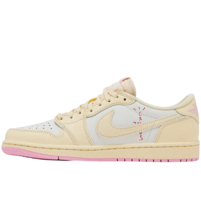 Travis Scott x Air Jordan 1 Retro Low OG Muslin Pink купить в интернет-магазине Kicksmania
