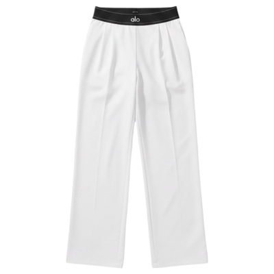 Брюки ALO Suit Up Regular White/Black купить в интернет-магазине Kicksmania