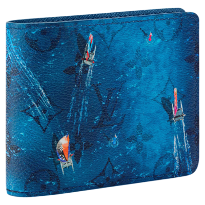 Кошелек Louis Vuitton Multiple Blue Yachts купить в интернет-магазине Kicksmania
